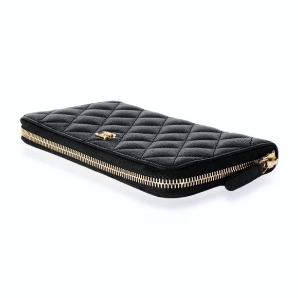 CHANEL Continental Caviar Skin Zipp Wallet - Picture 8 of 12